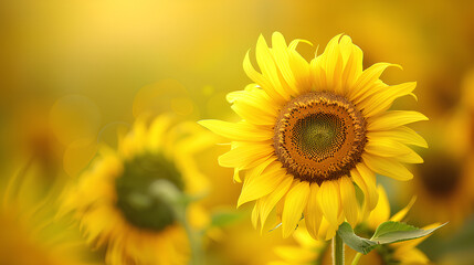 Fototapeta premium sunflower in the garden
