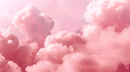 Fototapeta premium pink clouds in the sky