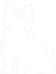 Affenpinscher outline