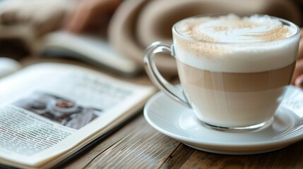 Primer plano de taza de caf&eacute;. 