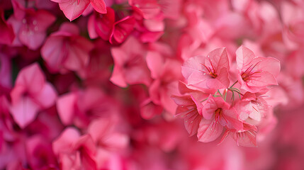 Fototapeta premium close up of pink flowers