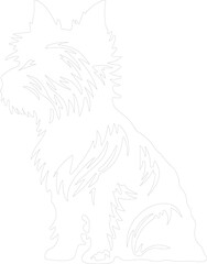 Australian Terrier outline