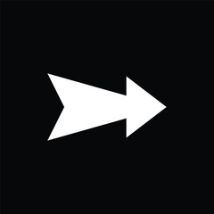 white arrow icon, white arrow isolated on different color background. direction symbol collection. Vector illustration.