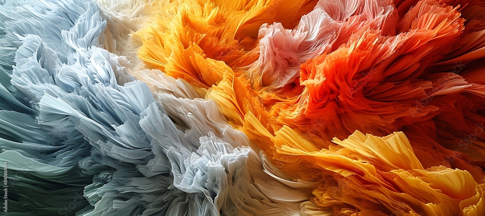 Poster an artistic and abstract multicolored backdrop