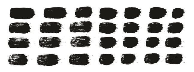 Hand Drawn Round Brush Regular Straight Lines Mix Artist Brush High Detail Abstract Vector Background Mix Set 