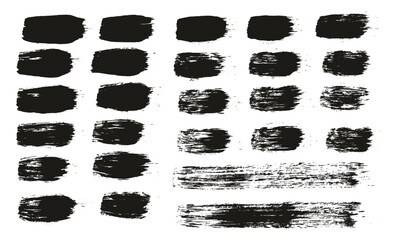 Hand Drawn Round Brush Regular Straight Lines Mix Artist Brush High Detail Abstract Vector Background Mix Set 