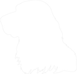Fototapeta premium Gordon Setter outline