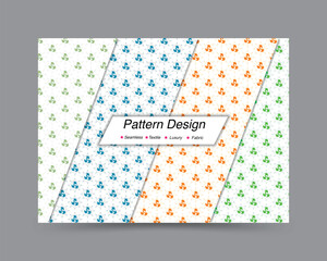 Modern pattern design template. Formal and unique vector pattern design.
