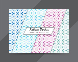 Unique and modern futuristic pattern design template. Formal vector pattern design. 