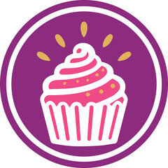illustration of a cupcake