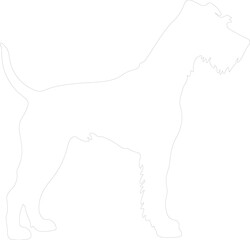 Lakeland Terrier outline