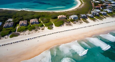 Aerial Beach - sea Landscape