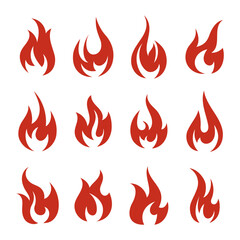 burning fire icons