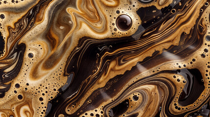 coffee liquid texture close up	