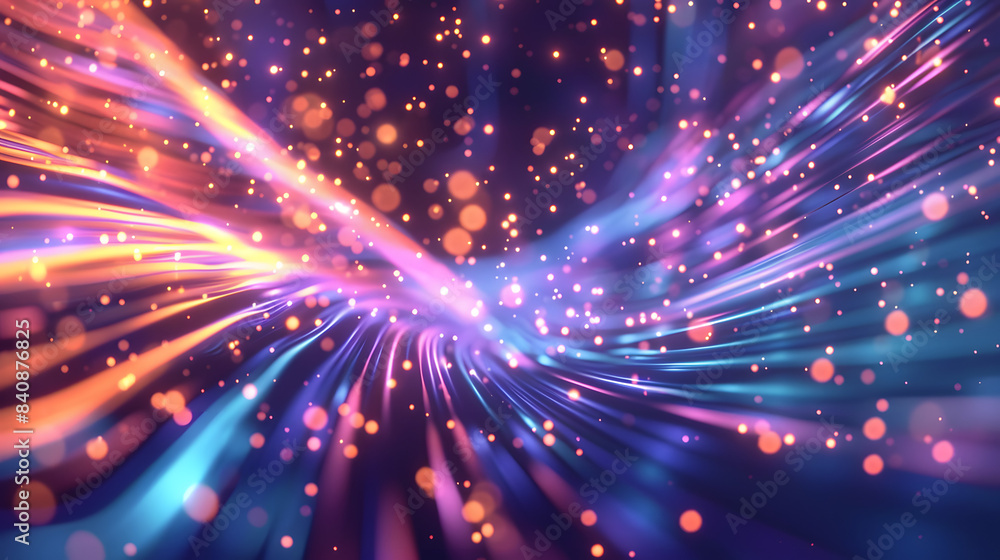 Poster data stream concept abstract background