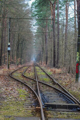 railroad track, Rahnsdorf tram line, Berlin, Germany