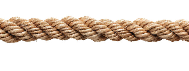 A rope isolated on white transparent background, PNG File. Perfect for clipart