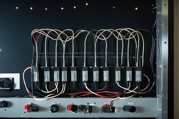 Obraz premium Background of technological concepts