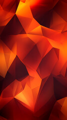 Obraz premium Triangle abstract orange background
