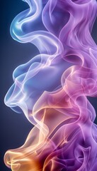 Obraz premium Vibrant abstract illustration capturing music s rhythm and emotion with flowing lines and colors