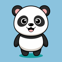 Fototapeta premium panda in vector