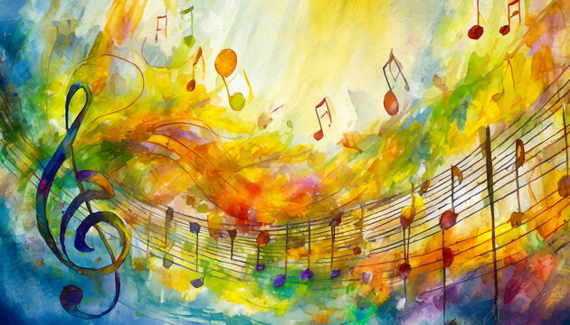 abstract musical background
