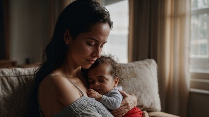 World Breastfeeding Day Celebration: Mother and Child in Serene Embrace