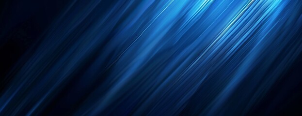 Fototapeta premium Abstract Blue Light Streaks Background, Generative AI