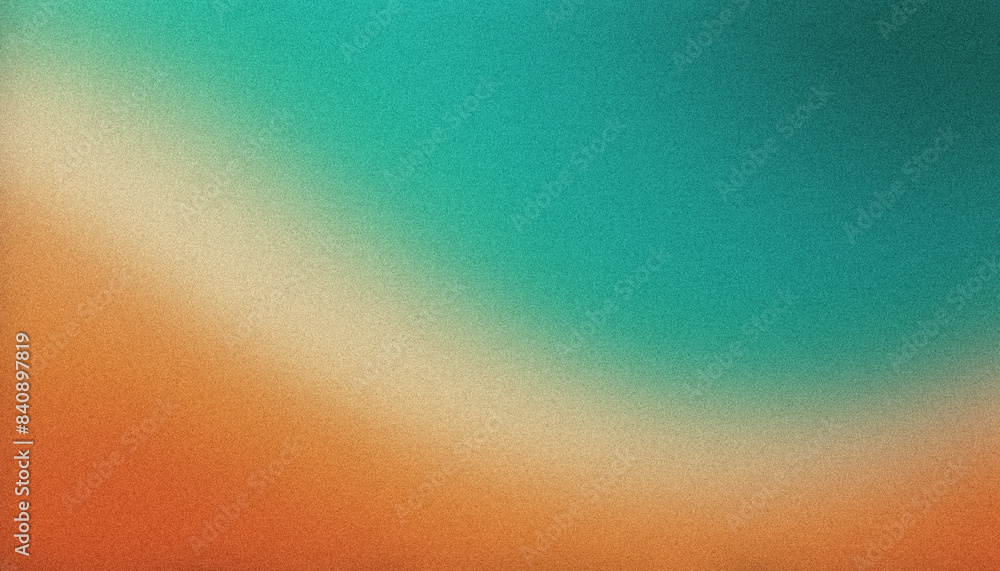 Poster high resolution image featuring a grainy texture with a warm to cool color gradient