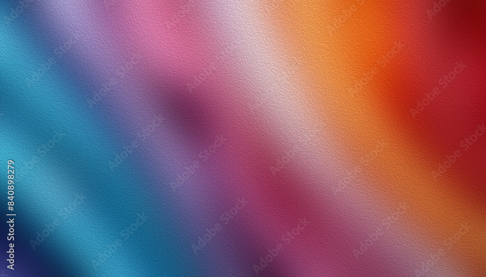 Poster high quality, multi colored grainy texture with a smooth gradient transition