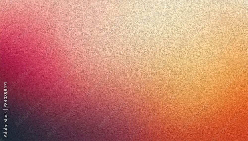 Poster textured background transitioning from red to orange