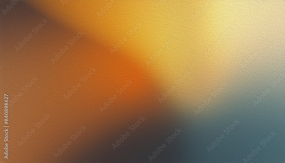 Poster high quality image depicting a grainy texture with a warm gradient transition