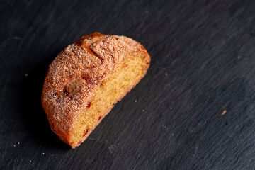 a red bun with the addition of red beetroot vegetables