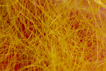 randomly wound synthetic threads for handmade products