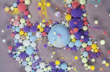 A Symphony of Spheres in Lavender Hues
