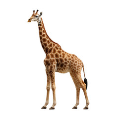 Naklejka premium giraffe isolated on white