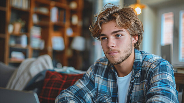 young caucasian man on one-on-one mentoring session