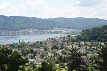 Naklejka premium Blick auf den Bodensee bei Sipplingen