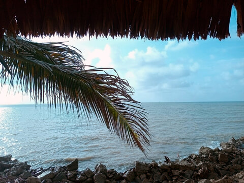 Ocean view from a kiosko