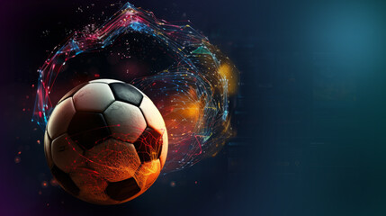 Online bet and analytics and statistics for soccer game, online sport betting concept