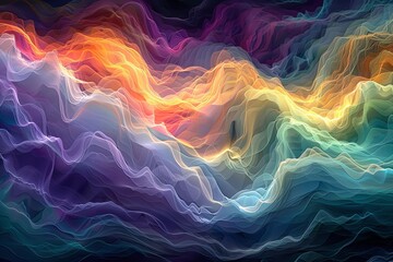Obraz premium Expressive Brushstrokes: The Artistry of an Abstract Background