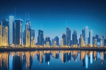 Obraz premium Background of technological concepts