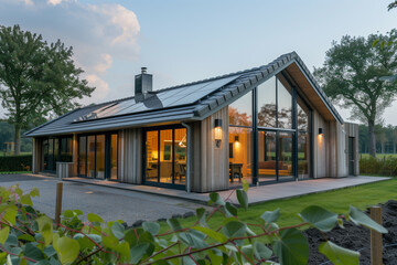 Sustainable House with Solar Roof