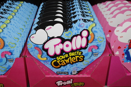 Valentine's Day Trolli Sour Brite Crawlers Supermarket