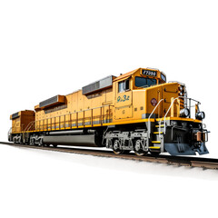 Fototapeta premium train isolated on white