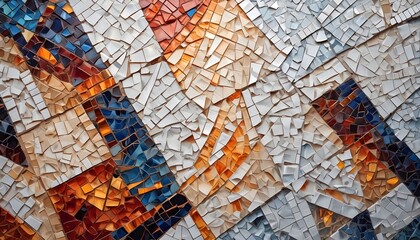 3d decorative mosaic background, amazing multi color mural .