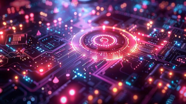 Quantum computing advancements futuristic quantum computer lab
