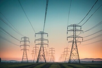 Fototapeta premium Background of technological concepts