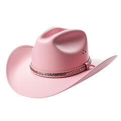 pink hat isolated on white background