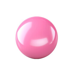 pink lip balm isolated on a white background